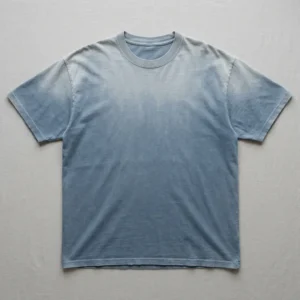 Blank sun faded oversized t-shirt.