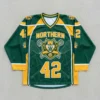 Custom sublimated box lacrosse jersey front.