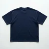 Navy blue oversized boxy fit t-shirt back.