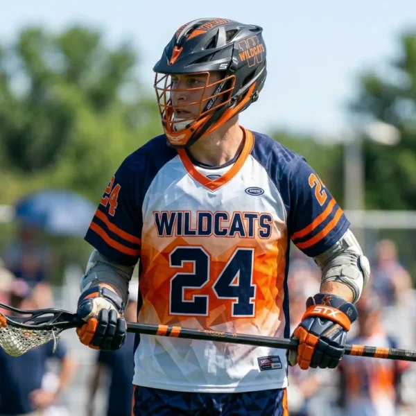 Sublimated men's lacrosse jersey.