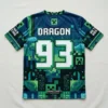 Sublimated Minecraft eSports jersey back.
