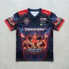 Sublimated Tekken gaming jersey front.