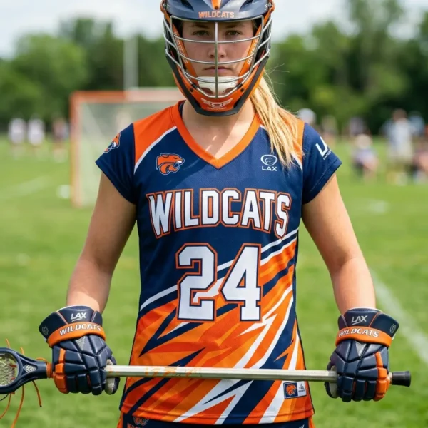 Sublimated women's lacrosse jersey.