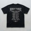 Black rhinestone merch t-shirt back.
