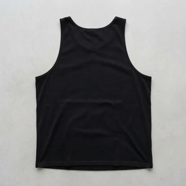 Black rhinestone tank top back.