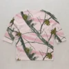 Blank 3-4 sleeve true timber pink snowfall camo t-shirt back.