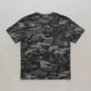 Blank black urban camo t-shirt back.
