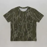 Blank bottomland camo t-shirt front.