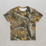 Blank deep woods camo t-shirt front.