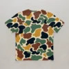 Blank duck camo t-shirt back.