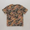 Blank duck hunter camo t-shirt back.