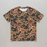 Blank duck hunter camo t-shirt front.