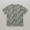 Blank gray tree bark camo t-shirt back.