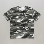 Blank urban camo t-shirt front.