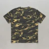 Blank woodland tiger camo t-shirt back.