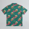 Dog face custom hawaiian shirt back.
