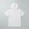 Hooded sublimation blank shirt back.