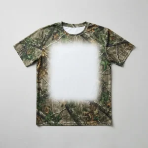 Jungle camo sublimation t-shirt blank.