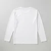 Long sleeve sublimation t-shirt blank back.