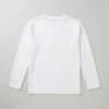 Long sleeve sublimation t-shirt blank front.