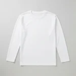 Long sleeve sublimation t-shirt blank front.