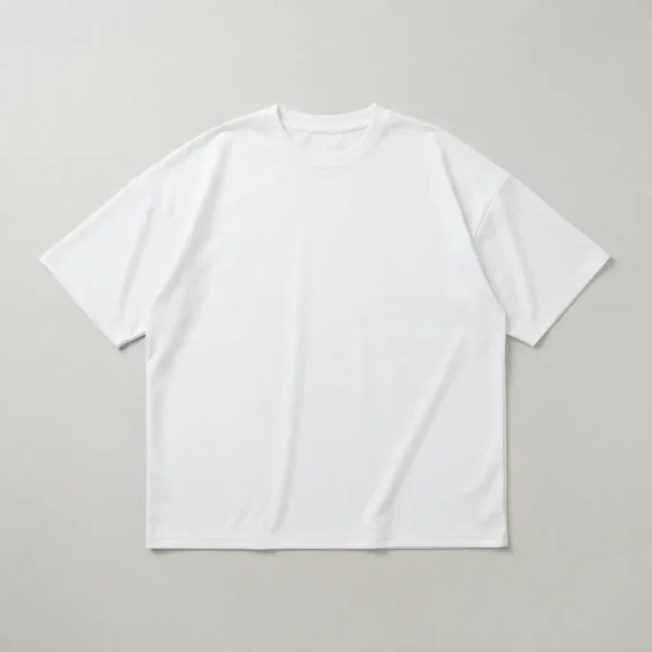 Oversized sublimation tee blank front.