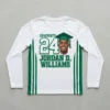 Sublimated full sleeves graduation shirt front.