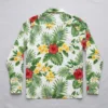 Sublimated long sleeve aloha shirt back.