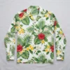 Sublimated long sleeve aloha shirt front.