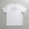 White birthday rhinestone t-shirt back.
