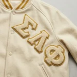 Greek letter varsity patches.