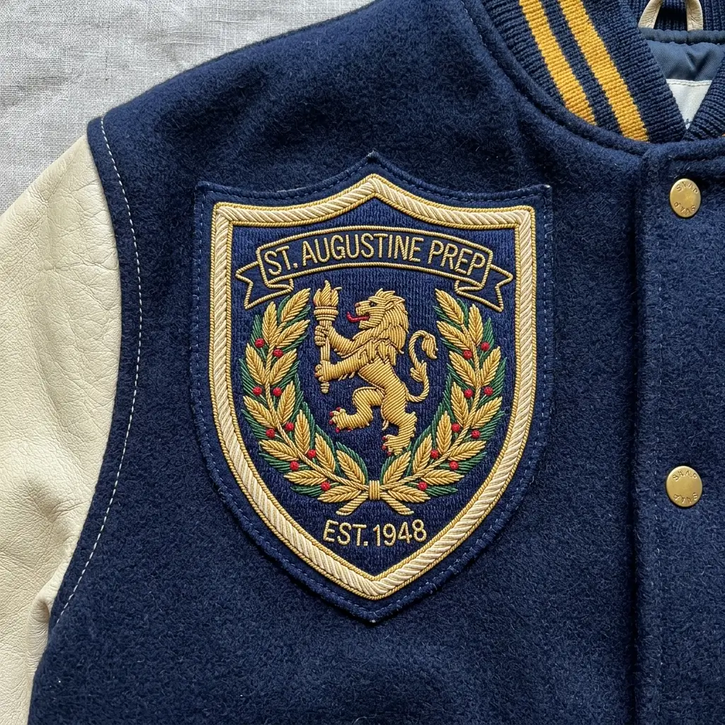 School crest varsity patch.