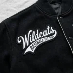 White wildcats baseball varsity patch.