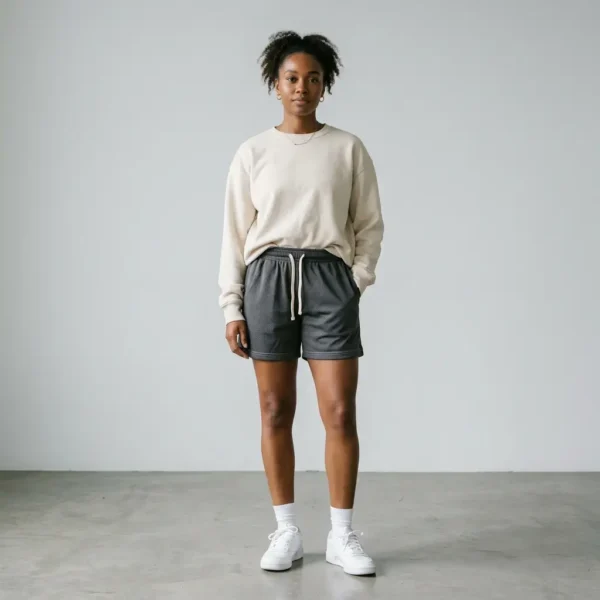 5-Inch inseam custom women basketball shorts.