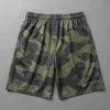 Custom camo basketball shorts back.