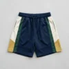 Custom side panel basketball shorts front.