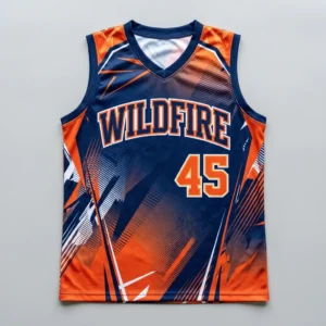 Custom sleeveless slowpitch softball jersey front.