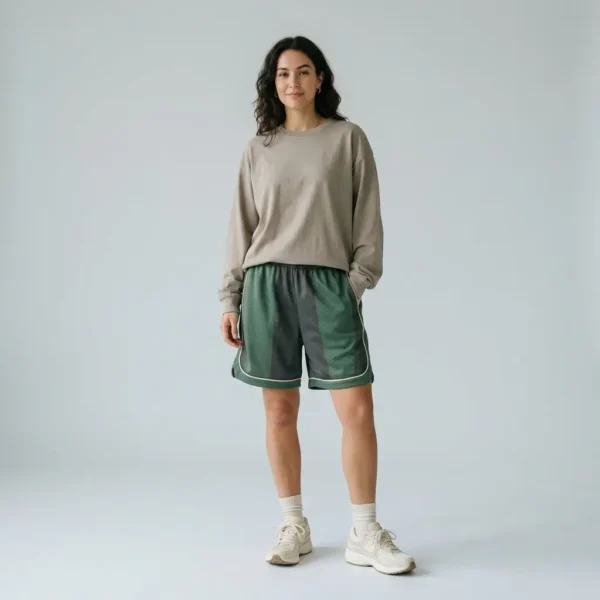 Women custom basketball shorts.