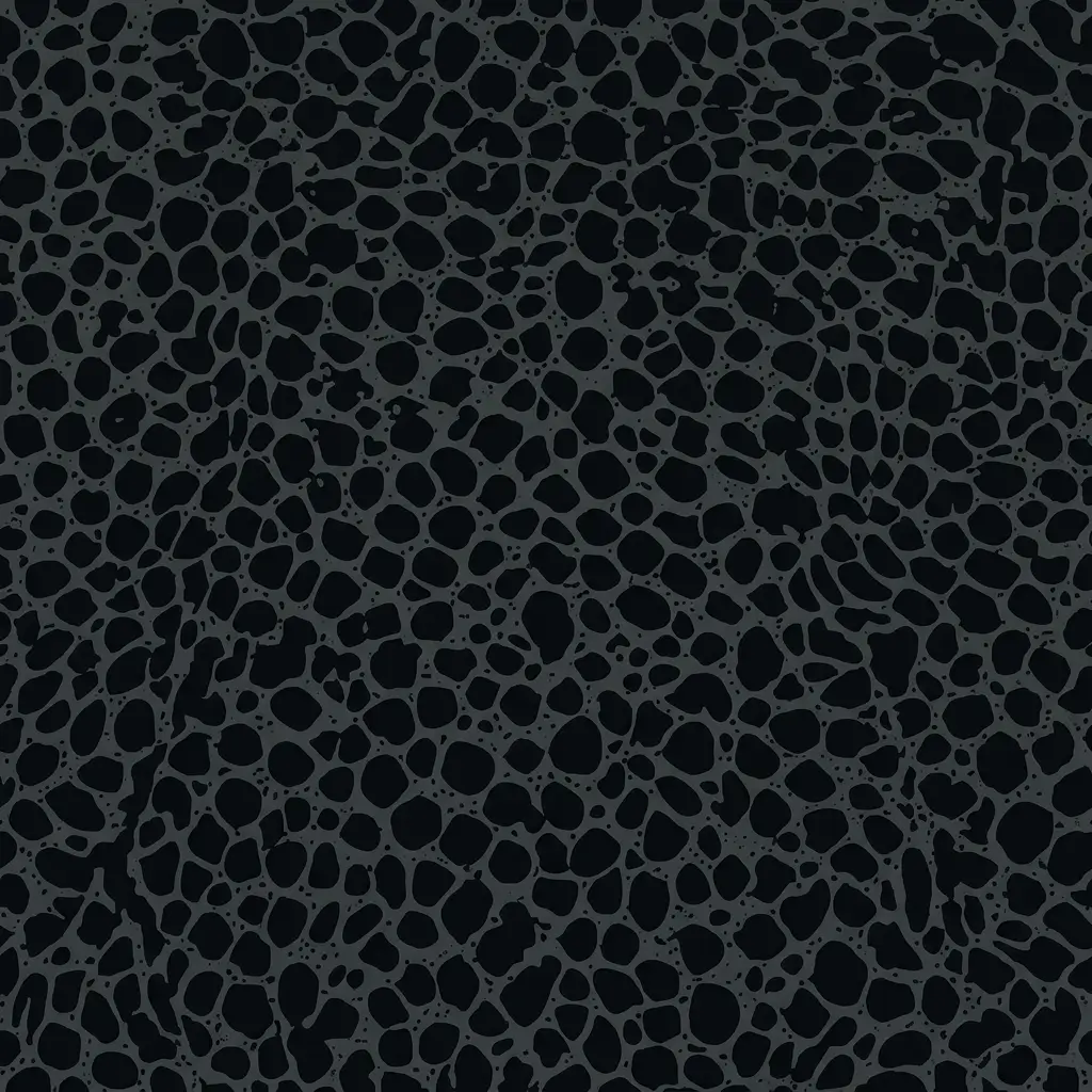 Black charcoal spotted animal design