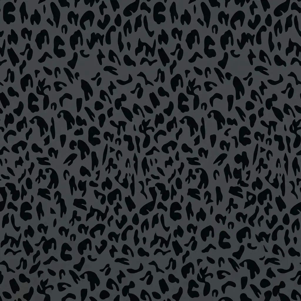 Charcoal abstract leopard design