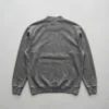 Custom stone washed mock neck sweatshirt back.