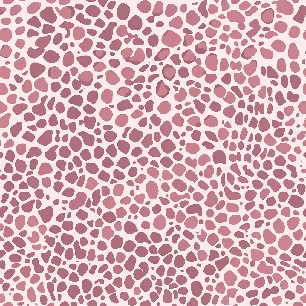 Dusty rose spotted animal design