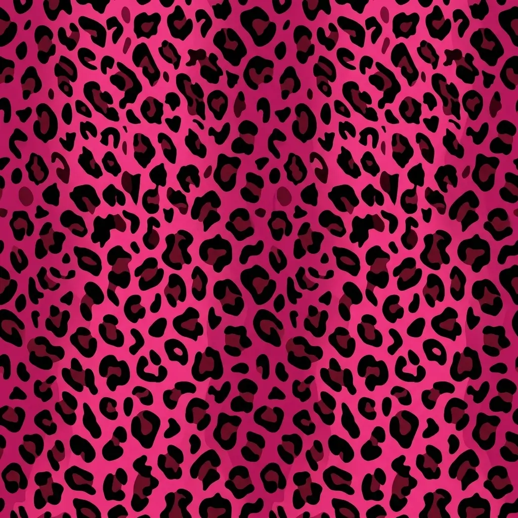 Hot pink leopard design