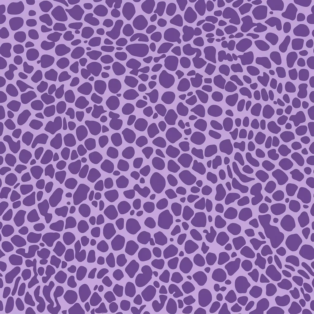 Purple spotted animal design