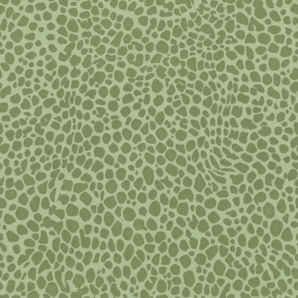 Sage green spotted animal design