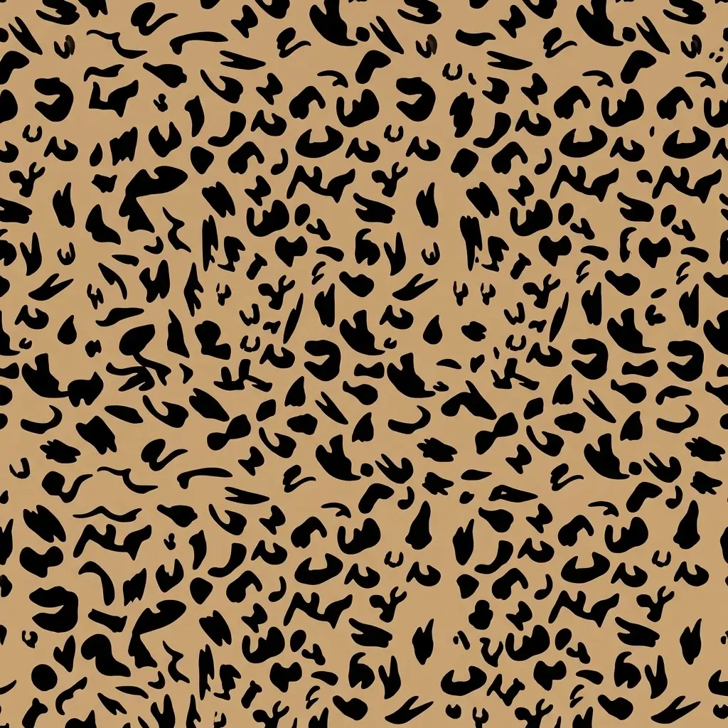 Tan abstract leopard design