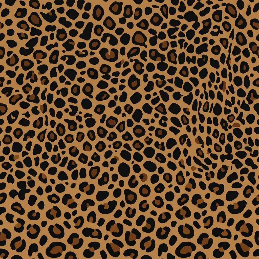 Warm brown leopard design